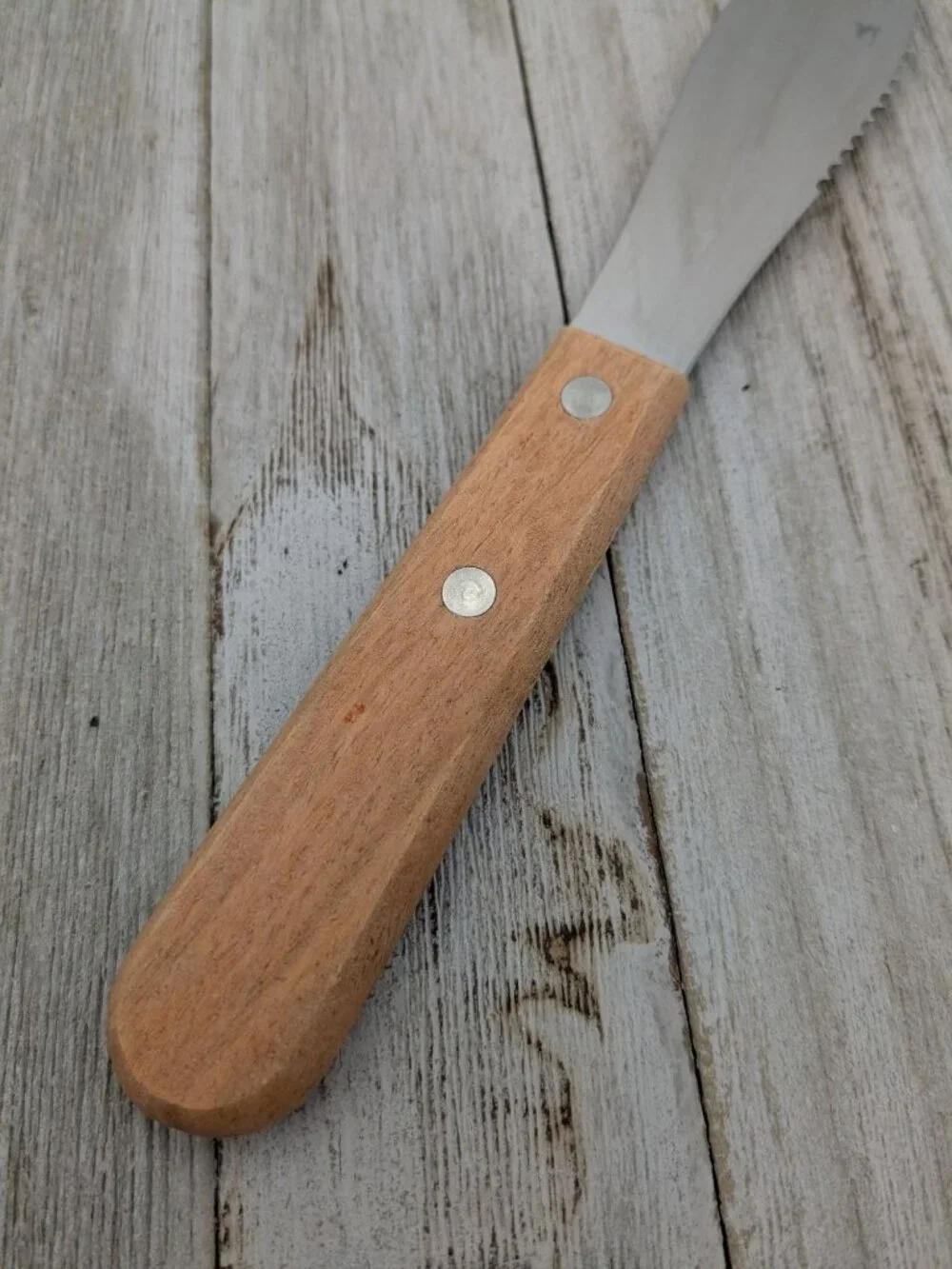 All Purpose Spreader Sandwich Knife Wood Handle 7 1/2